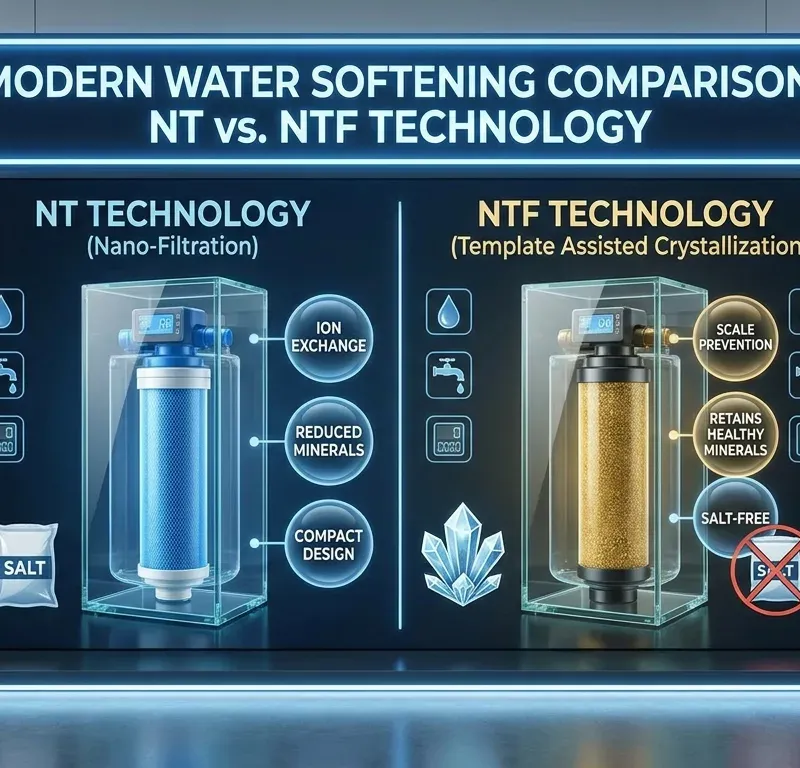 Technologie NT vs NTF : quelle différence pour votre traitement anti calcaire domestique ?
